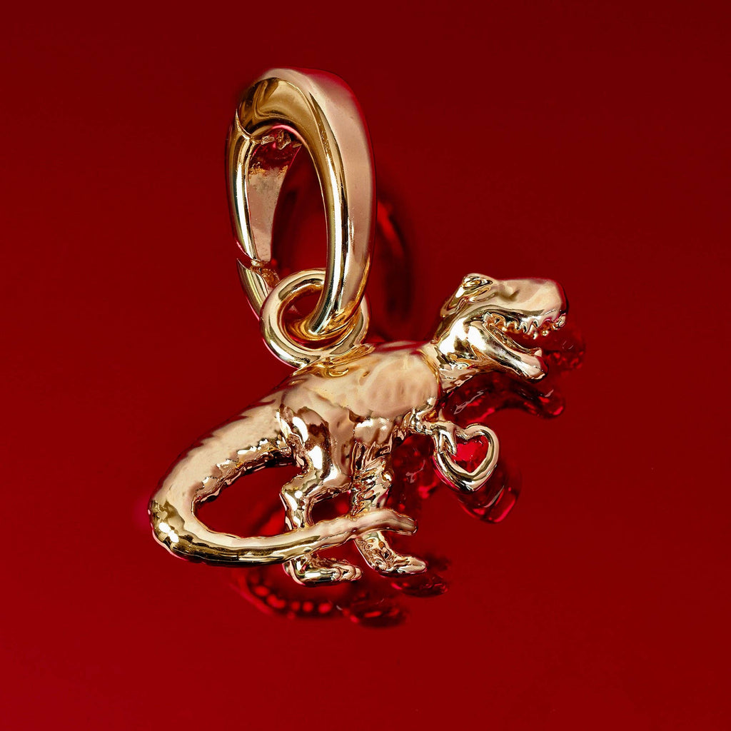T-Rex Heart Charm